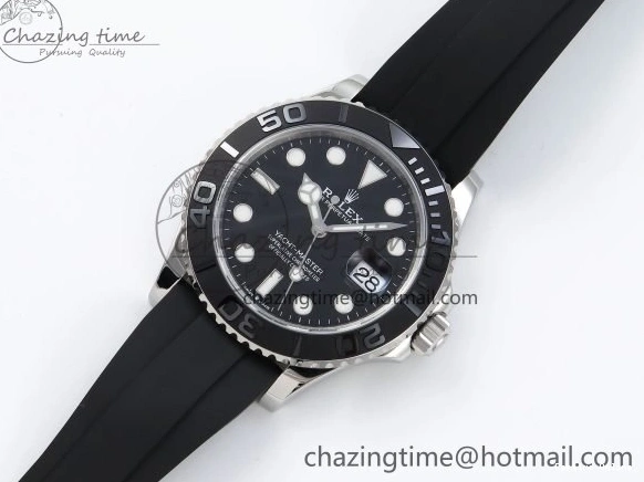 0801 Cozy Yacht-Master 42mm 226659 TEDF 1:1 Best Edition 3D Black Ceramic Bezel on Oysterflex Strap VS3235 (Gain Weight) 1675